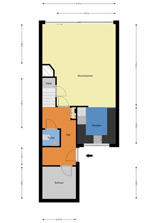 Floorplan - Wittenstein 66, 3328 MS Dordrecht